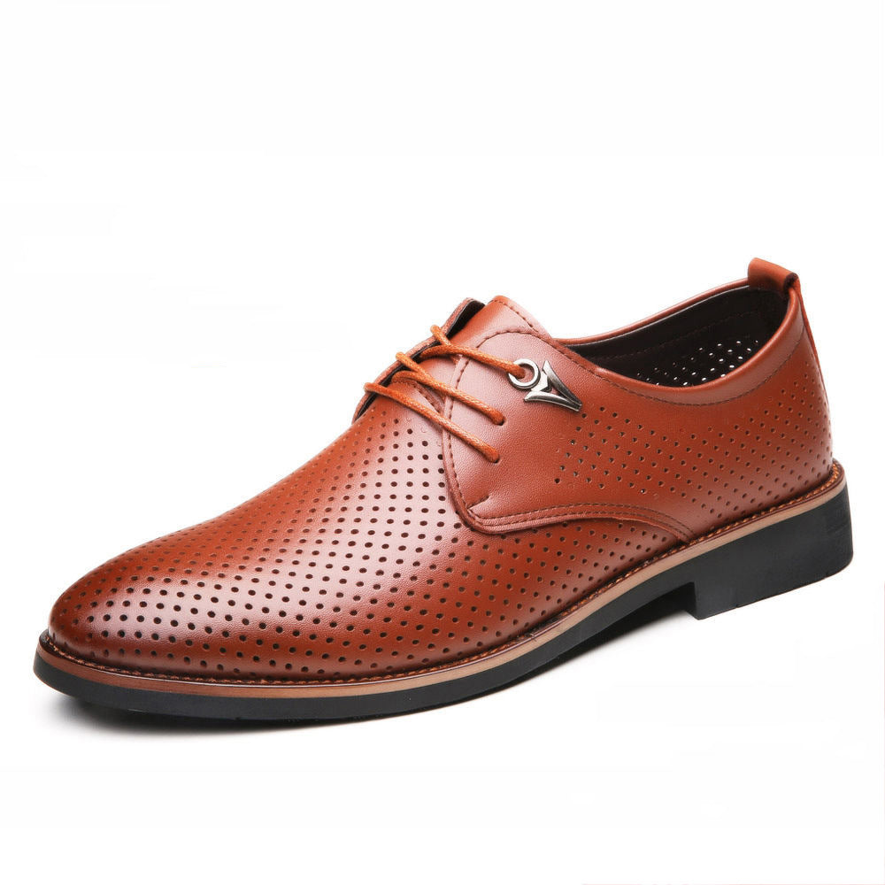 Men's business casual leather shoes