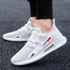 Men's sports running shoes youth white shoes