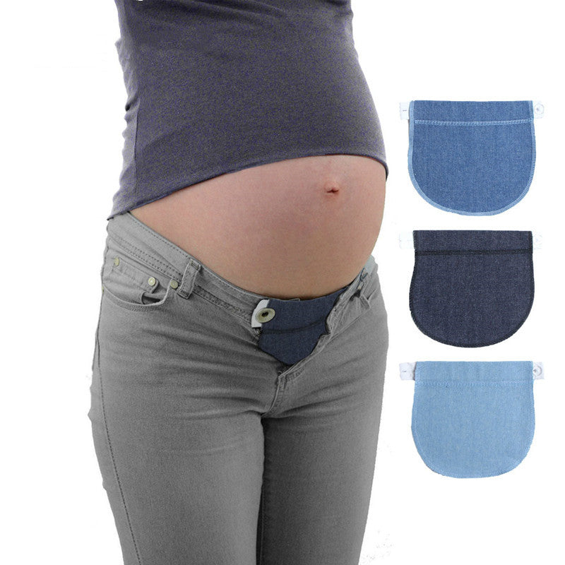 Maternity belt extension buckle