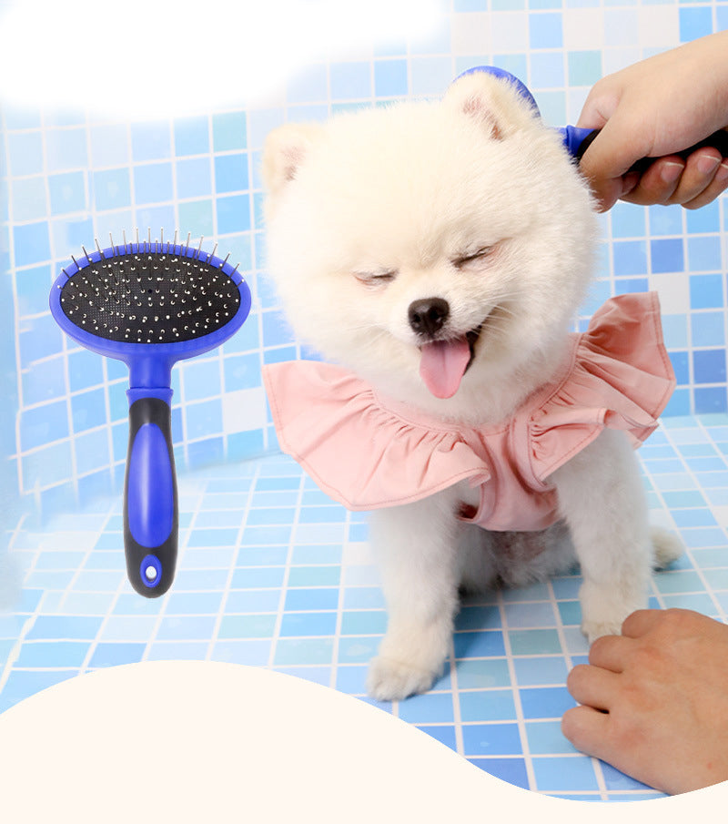 Pet Neat Pet Grooming Brush Effectively Reduces Shedding Deshedding Tool For Dogs And Cats