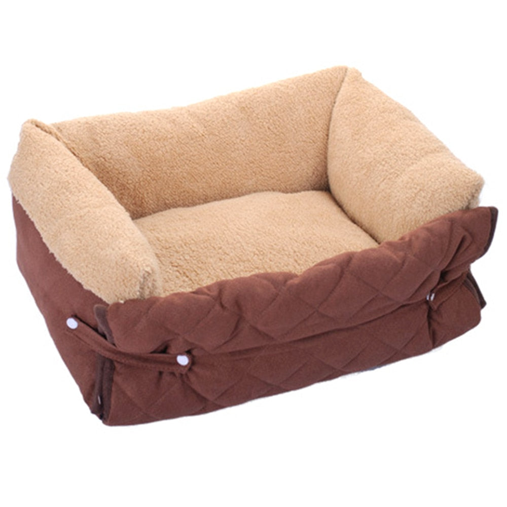 Pet Dog Bed for Dogs House for Cat Basket Panier Dog Beds Cushion Mat Blanket Pets Lounger for Dogs Pet Products for Dogs