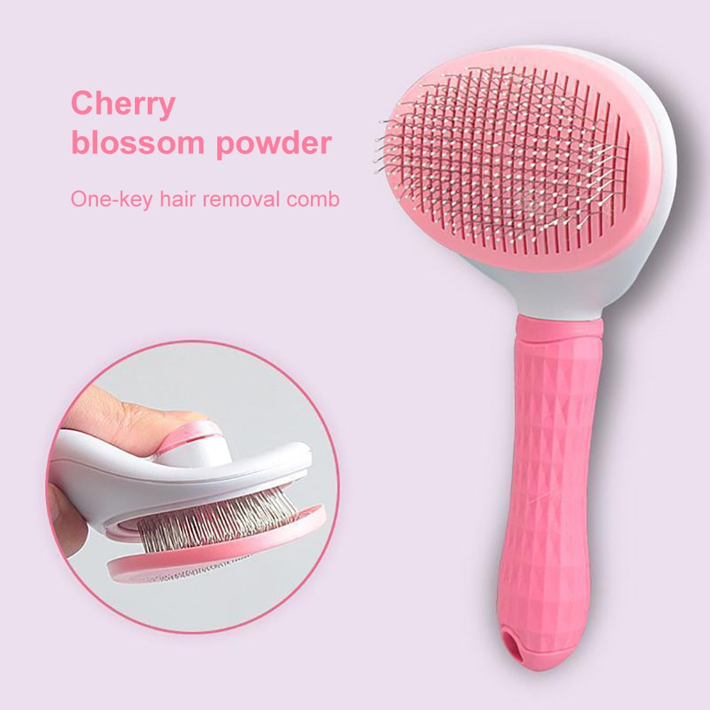 Dog Hair Remover Comb Cat Dog Hair Grooming And Care Brush For Long Hair Dog Pet Removes Hairs Cleaning Bath Brush Dog Supplies