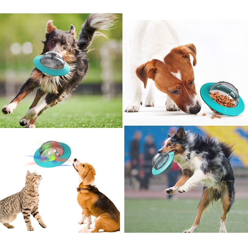 Interactive Dog Toys Ball Food Dispener IQ Puzzle Pet Traning Toys For Dogs Chasing Playing Chewing Dog Treat Ball Puppy Toys