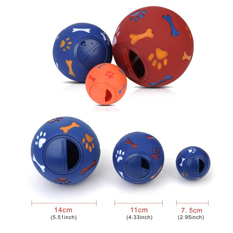 3 Size Pet Dog Toys Supply Rubber Ball Educational Interactive Puppy Chew Toys For Dog Treats Dispenser Dog Accessories 35