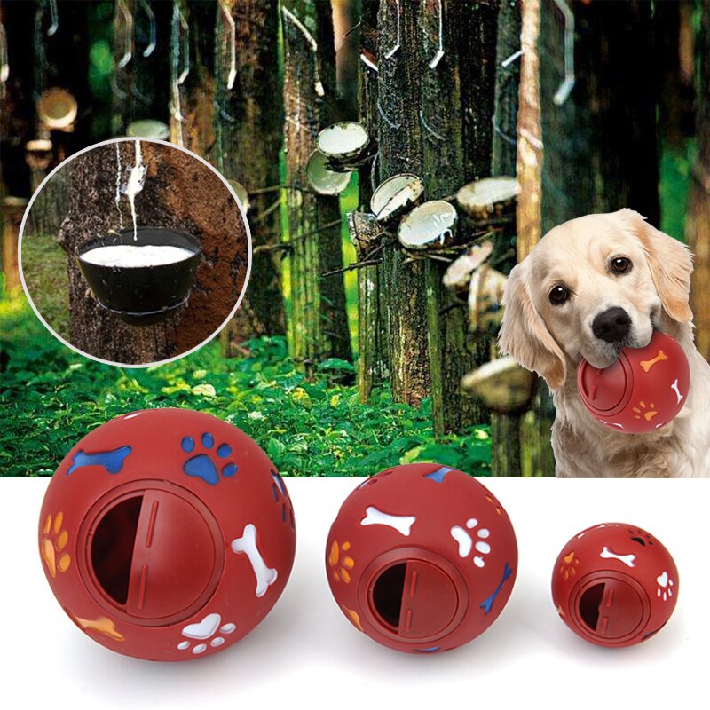 3 Size Pet Dog Toys Supply Rubber Ball Educational Interactive Puppy Chew Toys For Dog Treats Dispenser Dog Accessories 35