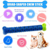 Puppy Brush Dog Toothbrush Chew Toy Stick Cleaning Massager Pet Teeth Cleaning Toys Multifunctional Silicone Doggy Dental Care
