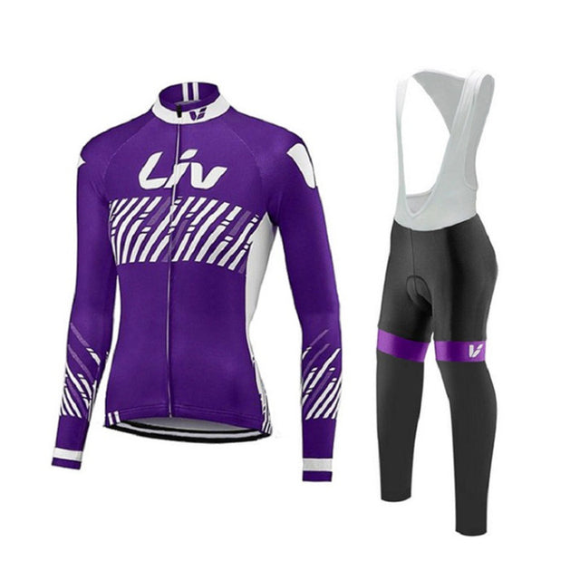 Women LIV Sun-Proof Fall Cycling Clothing Long Sleeve 2022 Bike Jersey MTB Suit Female Bicycle Clothes Sport Uniform Kit Dress